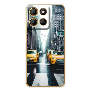Силиконовый бампер (Работники) на Motorola Edge 60 Fusion (Такси)