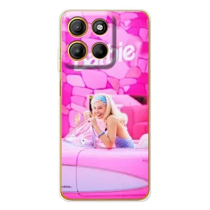 Силиконовый Чехол Барби Фильм на Motorola Edge 60 Fusion (Зставка)