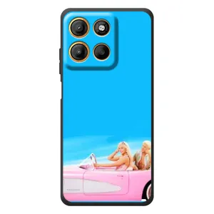 Силиконовый Чехол Барби Фильм на Motorola Edge 60 Neo (Барби и Кен)