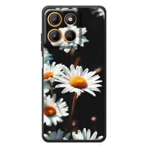 Чехол с ромашками на Motorola Edge 60 Neo (Белые ромашки)