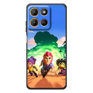 Силиконовый Чехол на Motorola Edge 60 Neo с картинкой Brawl Stars (Бравел Старс)