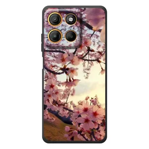Чехол с принтом САКУРЫ на Motorola Edge 60 Neo (Цветущая сакура)