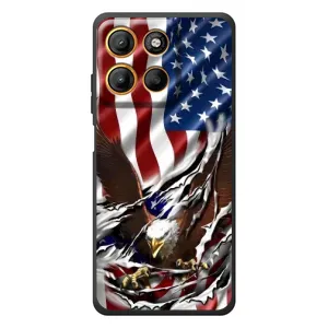 Чехол Флаг USA для Motorola Edge 60 Neo (Флаг USA)