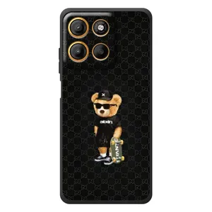 Чехлы Мишка Тедди для Моротора Эдж 60 Нио (GUCCI Teddy)
