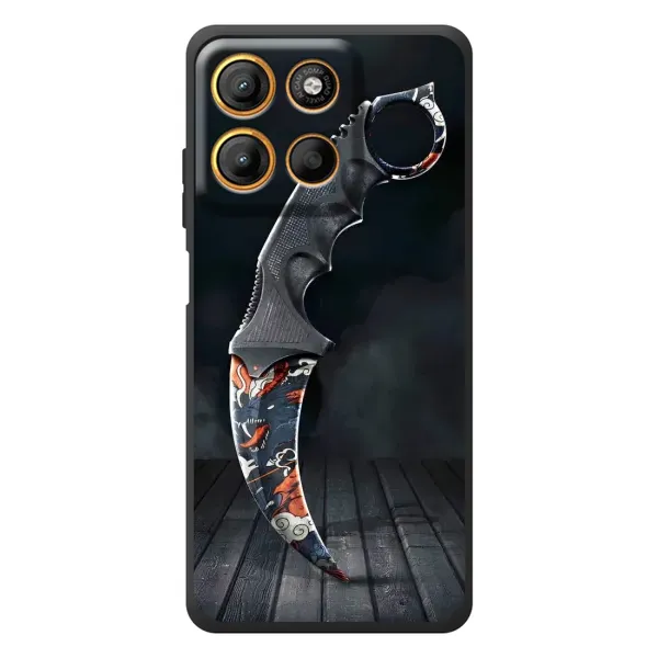 Чехол с рисунком «Кинжал КС ГО» для Motorola Edge 60 Neo Чехол с рисунком «Кинжал КС ГО» для Motorola Edge 60 Neo