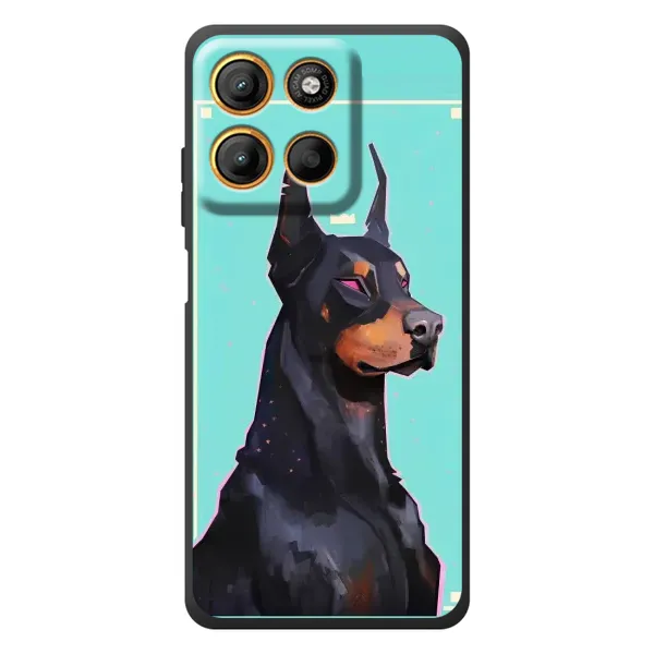 Чехол с рисунком «Король доберман» для Motorola Edge 60 Neo Чехол с рисунком «Король доберман» для Motorola Edge 60 Neo