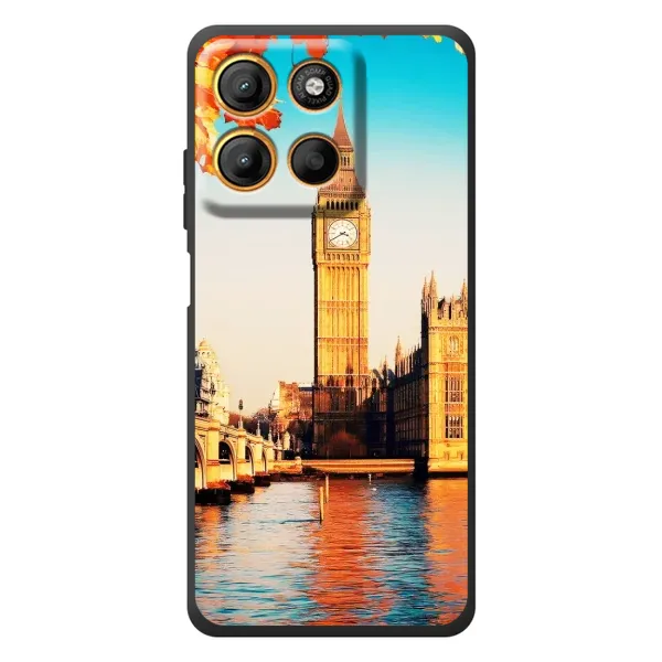 Чехол с рисунком «Летний Лондон» для Motorola Edge 60 Neo