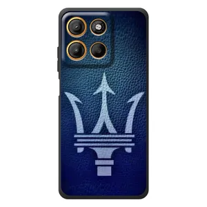 Чехлы с тематикой "Крутые машины" на Motorola Edge 60 Neo (Лого Maserati)