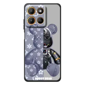 Силиконовый чехол для Motorola Edge 60 Neo (Медведь Louis Vuitton)