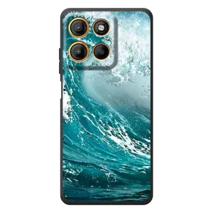 Летний Чехол на Motorola Edge 60 Neo (Морская волна)
