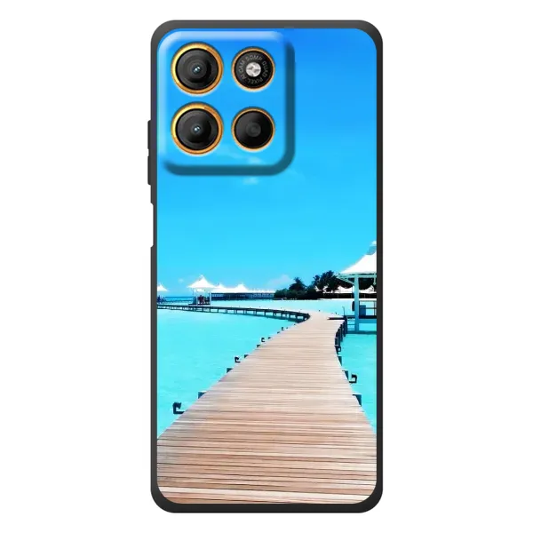 Чехол с рисунком «Набережная» для Motorola Edge 60 Neo Чехол с рисунком «Набережная» для Motorola Edge 60 Neo