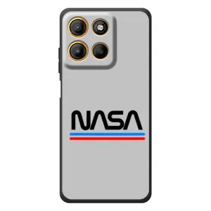 Силиконовый бампер с принтом "Наса" на Motorola Edge 60 Neo (Наса)