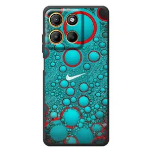 Силиконовый Чехол на Motorola Edge 60 Neo с картинкой Nike (Найк зеленый)