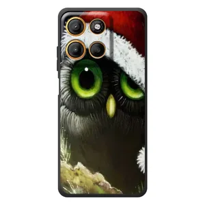 Чехлы с принтом СОВЫ для Motorola Edge 60 Neo (Новогодняя Сова)