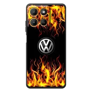 Чехол "Фольксваген" для Motorola Edge 60 Neo (Огненный Лого)
