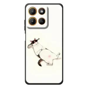 Чехол на тематику: Коты для Motorola Edge 60 Neo (Отдых)