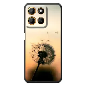 Силиконовый Чехол с одуванчиками на Motorola Edge 60 Neo (Роздумаханый одуванчик)