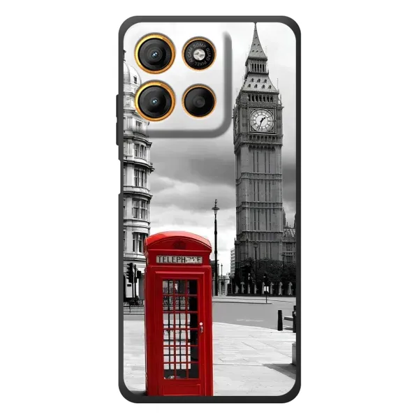 Чехол с рисунком «TELEPHONE» для Motorola Edge 60 Neo