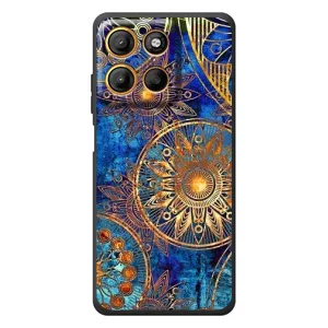 Чохли з сенсом на Motorola Edge 60 Neo (Золоті узори)
