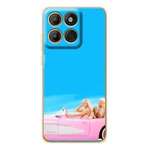 Силиконовый Чехол Барби Фильм на Motorola Edge 60 Pro (Барби и Кен)