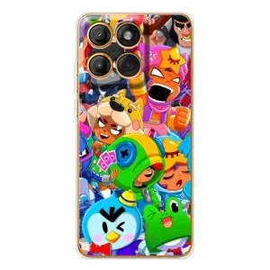Силиконовый Чехол на Motorola Edge 60 Pro с картинкой Brawl Stars (Brawl-Stars)