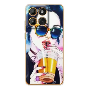 Чохол з картинкою Модні Дівчата Motorola Edge 60 Pro (Дівчина з коктейлем)