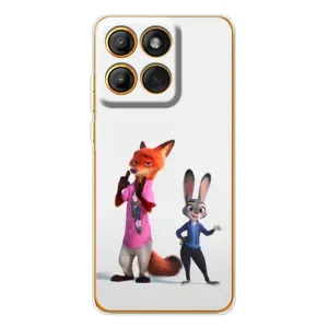 Силіконовий чохол з принтом Зоотрополіс для Motorola Edge 60 Pro (Джуді і Нік)