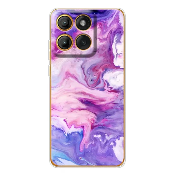 Чехол с рисунком «Фиолетовый мрамор» для Motorola Edge 60 Pro Чехол с рисунком «Фиолетовый мрамор» для Motorola Edge 60 Pro