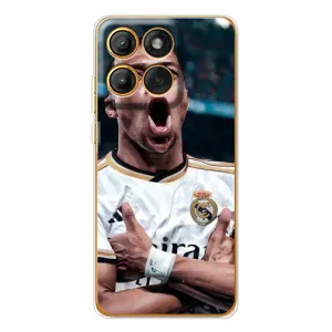 Чехол (TPU) с Футболистом на Motorola Edge 60 Pro (Гол Мбаппе)