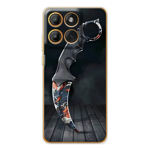 Чехол с рисунком «Кинжал КС ГО» для Motorola Edge 60 Pro Чехол с рисунком «Кинжал КС ГО» для Motorola Edge 60 Pro
