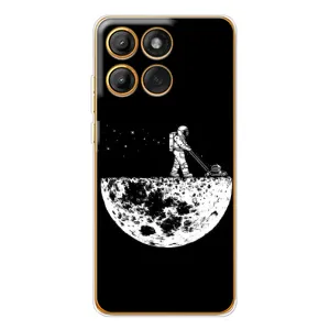 Силиконовый Чехол с принтом "Космонавты" на Motorola Edge 60 Pro (Космонавт)