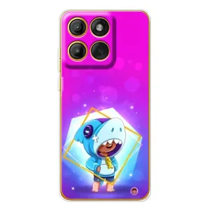 Чехол Бравл Старс для Motorola Edge 60 Pro (Леон в костюме Акулы)