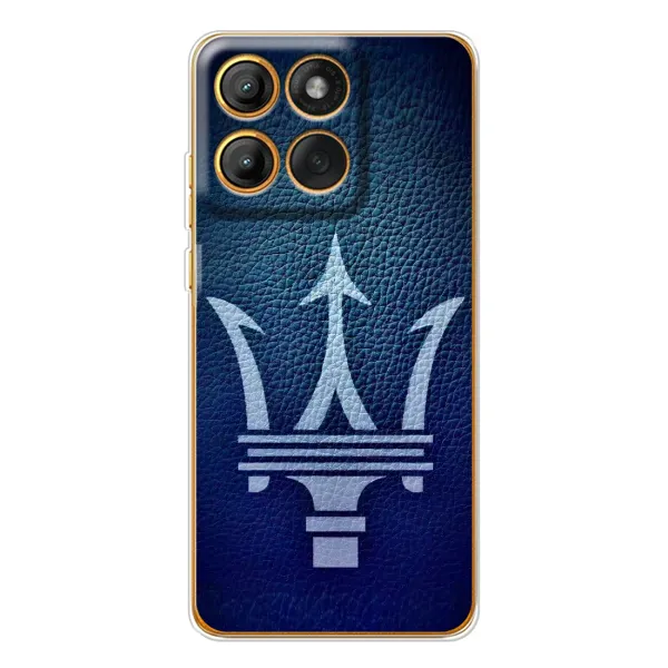 Чехол с рисунком «Лого Maserati» для Motorola Edge 60 Pro