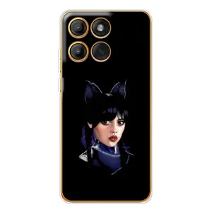 Чохол з картинкою Венсдей на Motorola Edge 60 Pro (Мила Венсдей)