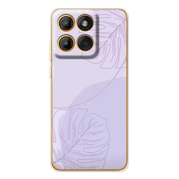 Чехол с рисунком «Монстера фиолетовая» для Motorola Edge 60 Pro Чехол с рисунком «Монстера фиолетовая» для Motorola Edge 60 Pro
