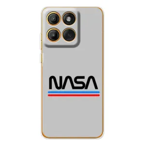 Силиконовый бампер с принтом "Наса" на Motorola Edge 60 Pro (Наса)