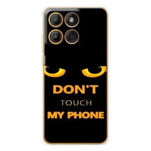 Чехол с Прикольным принтом на Motorola Edge 60 Pro (Не трогай мой телефон)