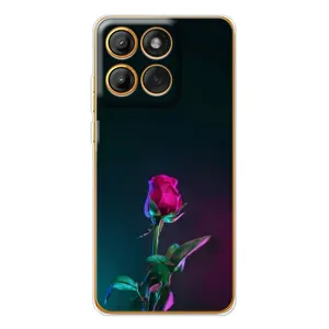 Чохли з принтом Троянд для Motorola Edge 60 Pro (Нічна троянда)