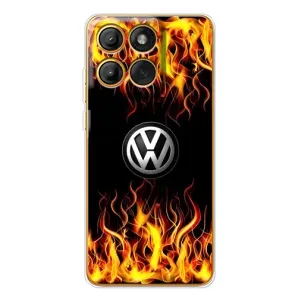 Чехол "Фольксваген" для Motorola Edge 60 Pro (Огненный Лого)