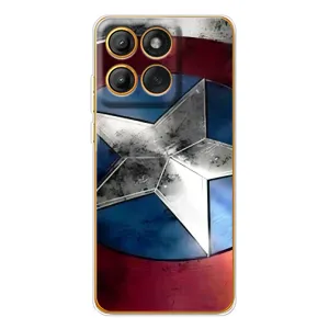 Чехол с Щитом Капитана Америки на Motorola Edge 60 Pro (Щит Капитана Америки)