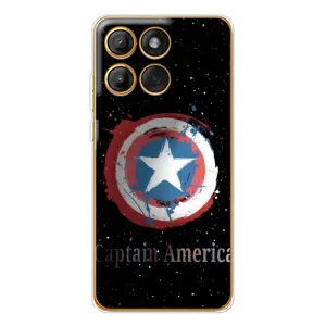 Чехол с Щитом Капитана Америки на Motorola Edge 60 Pro (Щит Капитана)