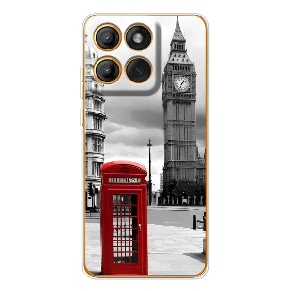 Чехол с рисунком «TELEPHONE» для Motorola Edge 60 Pro Чехол с рисунком «TELEPHONE» для Motorola Edge 60 Pro