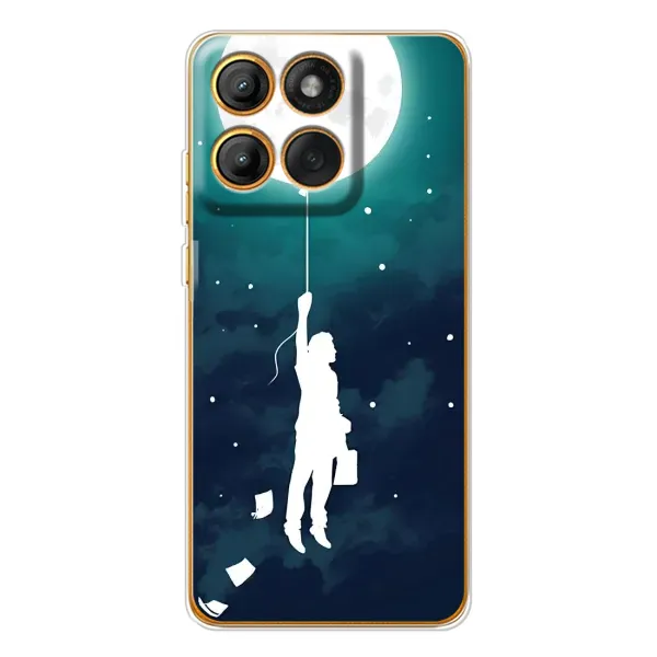 Чехол с рисунком «To The moon» для Motorola Edge 60 Pro Чехол с рисунком «To The moon» для Motorola Edge 60 Pro