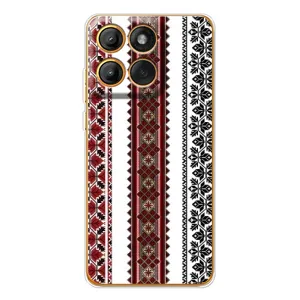 Силиконовый Чехол на Motorola Edge 60 Pro с картинкой Вышиванки (Вышиваночки)