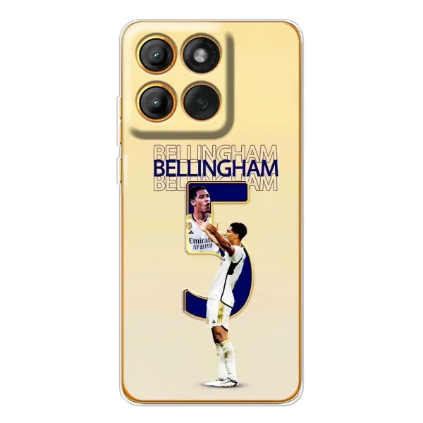 Чехол с рисунком «Беллингем ,Реал 5» для Motorola Edge 60 Чехол с рисунком «Беллингем ,Реал 5» для Motorola Edge 60