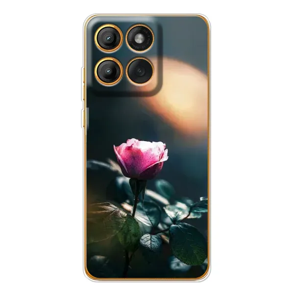 Чехол с рисунком «Цветок ночной» для Motorola Edge 60 Чехол с рисунком «Цветок ночной» для Motorola Edge 60
