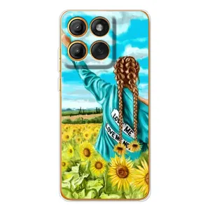 Чохол Стильні дівчата на Motorola Edge 60 (Дівчина на полі)