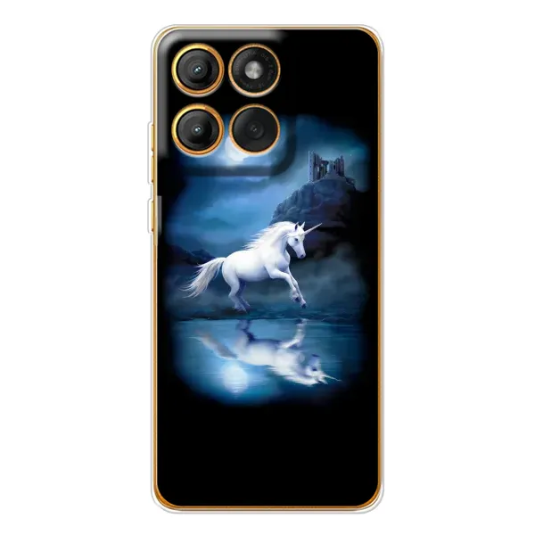 Чехол с рисунком «Единорог» для Motorola Edge 60 Чехол с рисунком «Единорог» для Motorola Edge 60