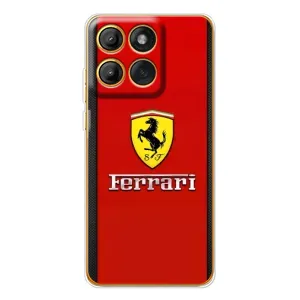 Силіконовий бампер з картинкою машини на Motorola Edge 60 (Ferrari Logo)
