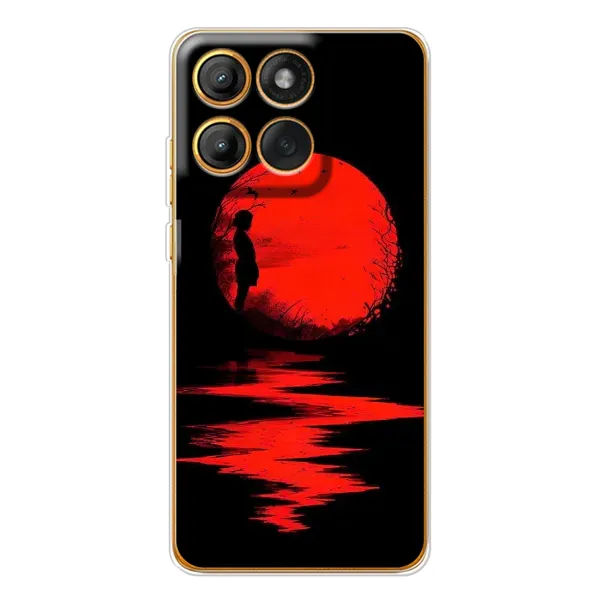 Чехол с рисунком «Красный Закат» для Motorola Edge 60 Чехол с рисунком «Красный Закат» для Motorola Edge 60